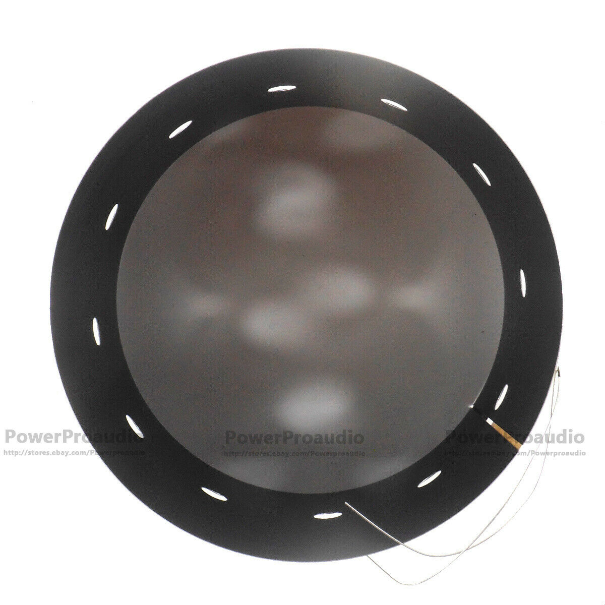 2 pcs of 76mm 3' inch black aluminous bass loudspeaker woofer speaker voice coil