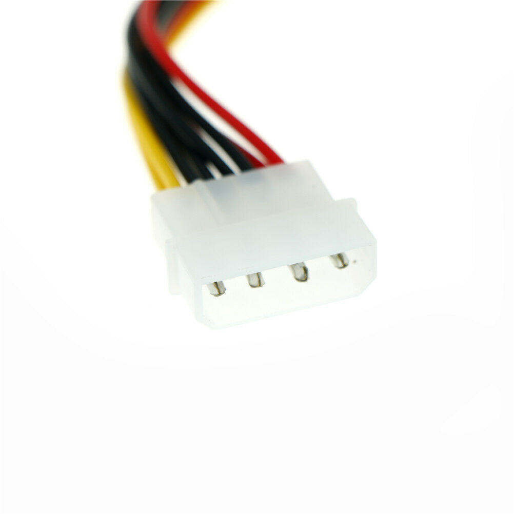 2pcs SBDA Power Cable Splitter 4 pin to Serial 15 pin Y Hard Drive Cable 1.l8