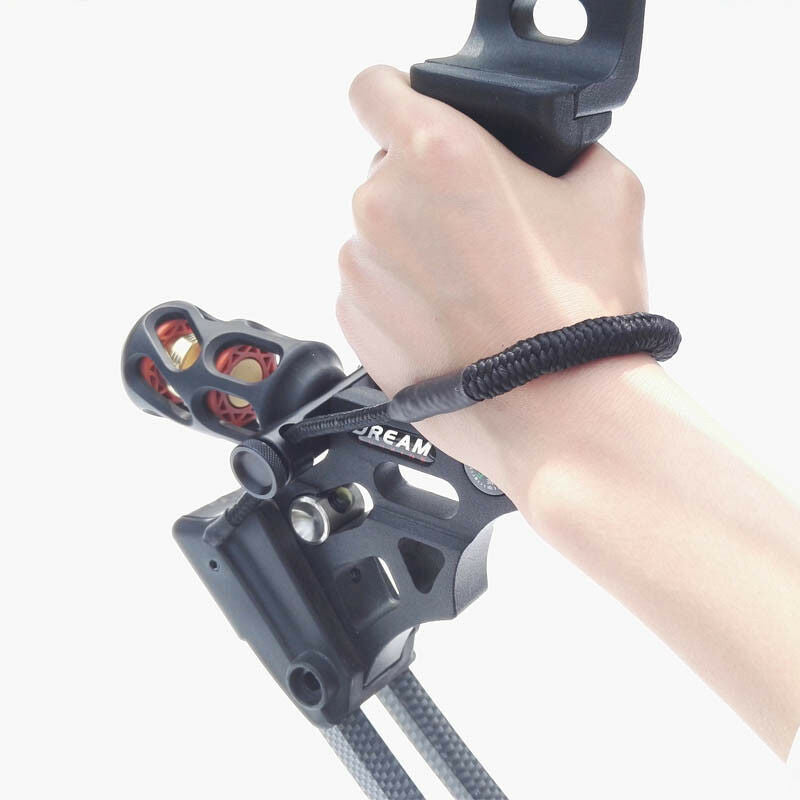 Archery Bow Wrist Sling Braided Nylon Cord Rope Strap Adjustable Compound Bow