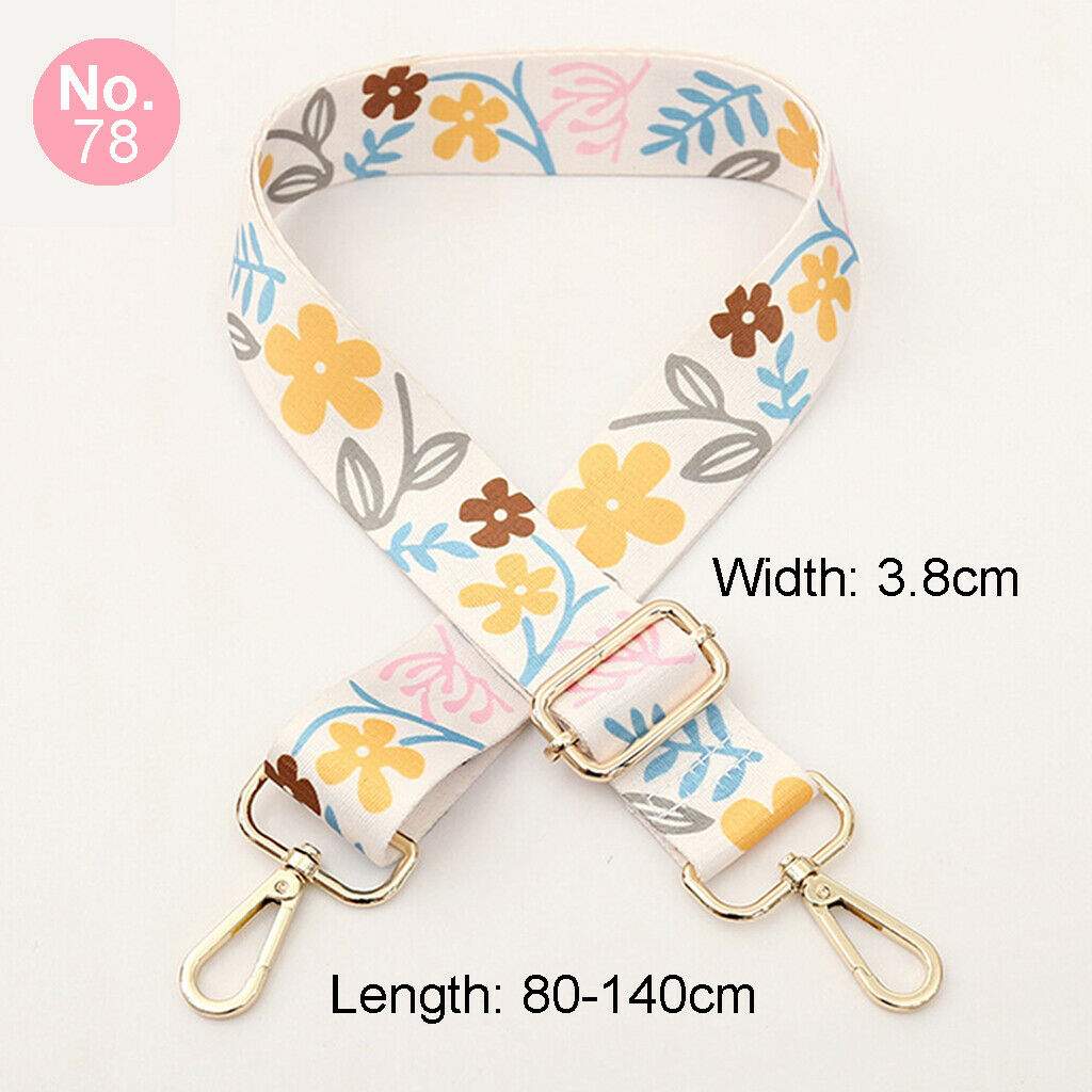 2 Pieces Adjustable Shoulder Bag Strap Replacement Strap for Shoulder Bag