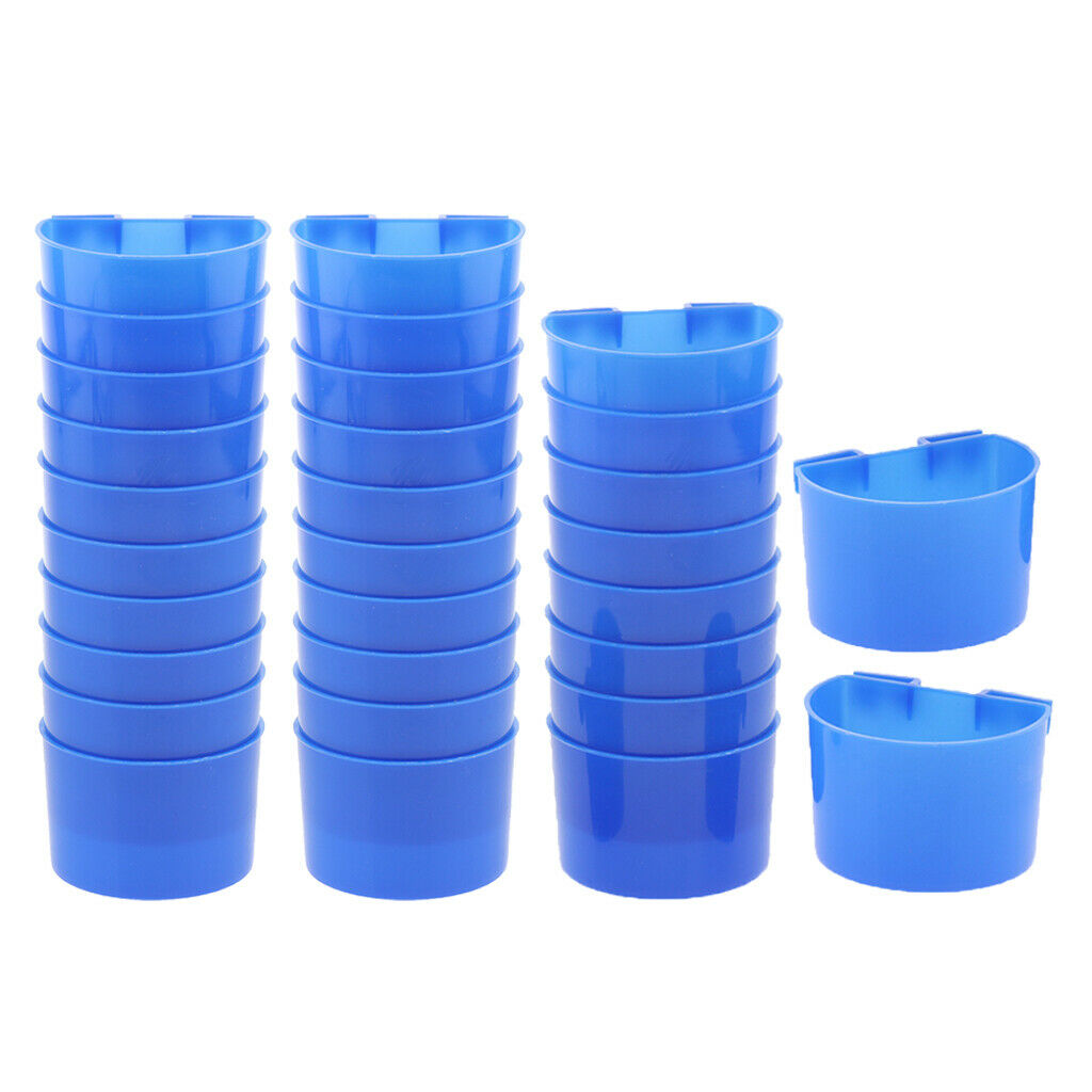 Pack of 30 Parrot Pigeon Bird Water Feeder Parrots Cups For Birds Pigeon