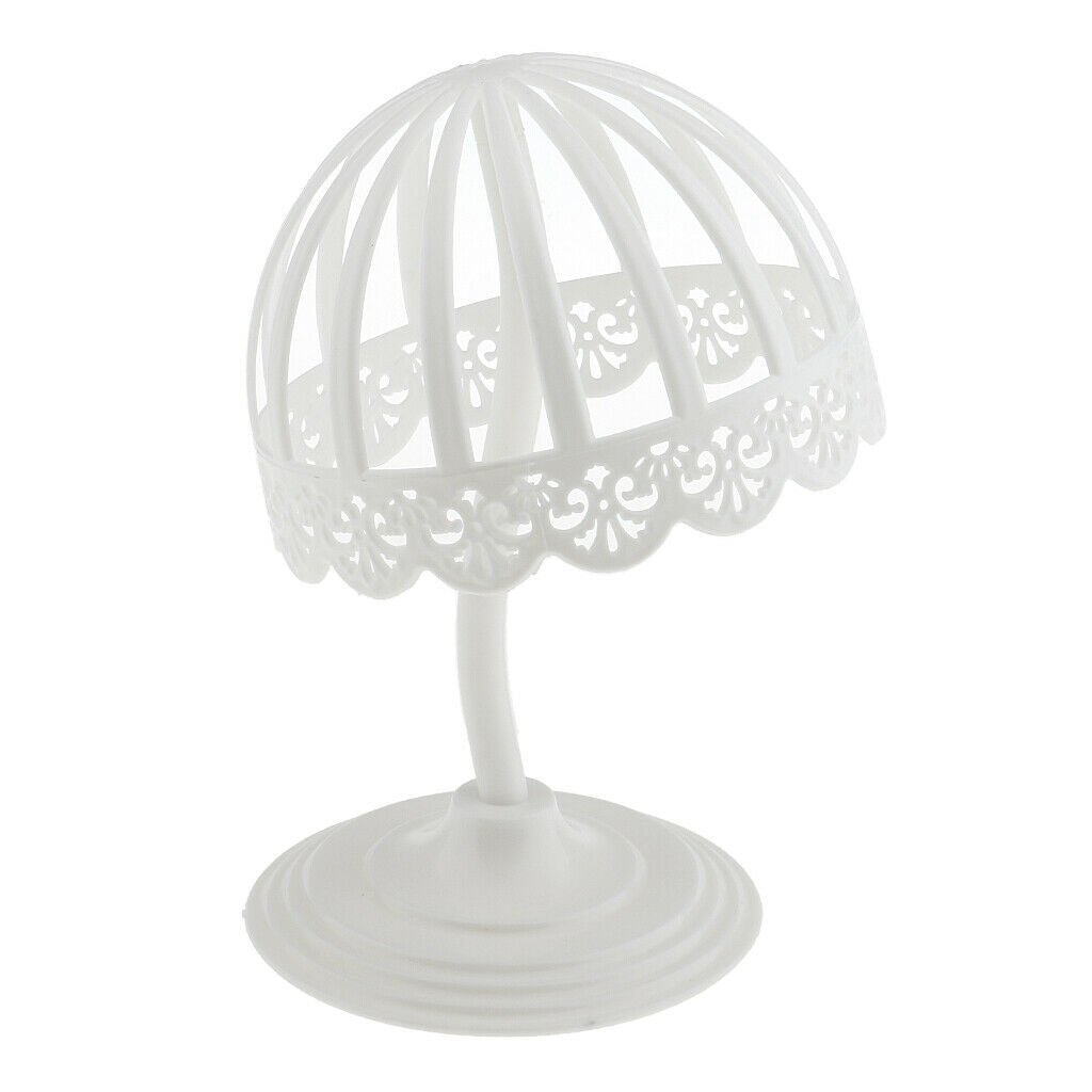 Pack of 2 16/17'' Child Painter Hat Storage Display Rack Shelf Stand White