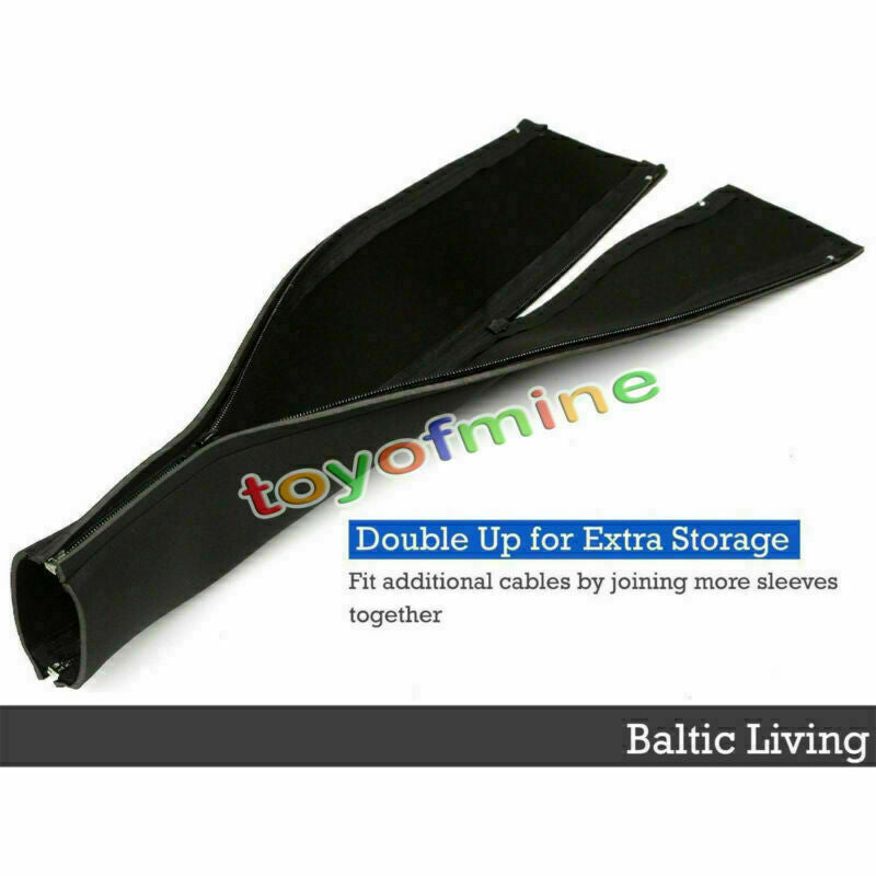 New Cable Manager Cable Wire Management Neoprene Sleeve 20'' x 4 Packs protector