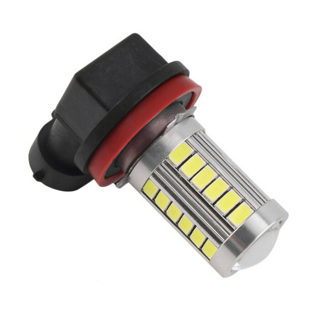 2x White 3030 H11 21 LED Fog Driving Lamp Light Bulbs DRL for Cars Trucks