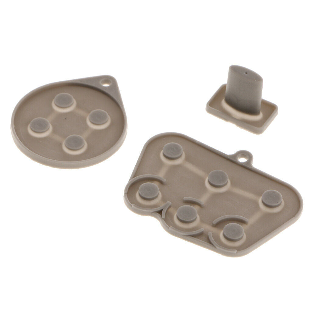 MagiDeal 3x Conductive Rubber Pad for Sega Saturn Controller Contact Kit