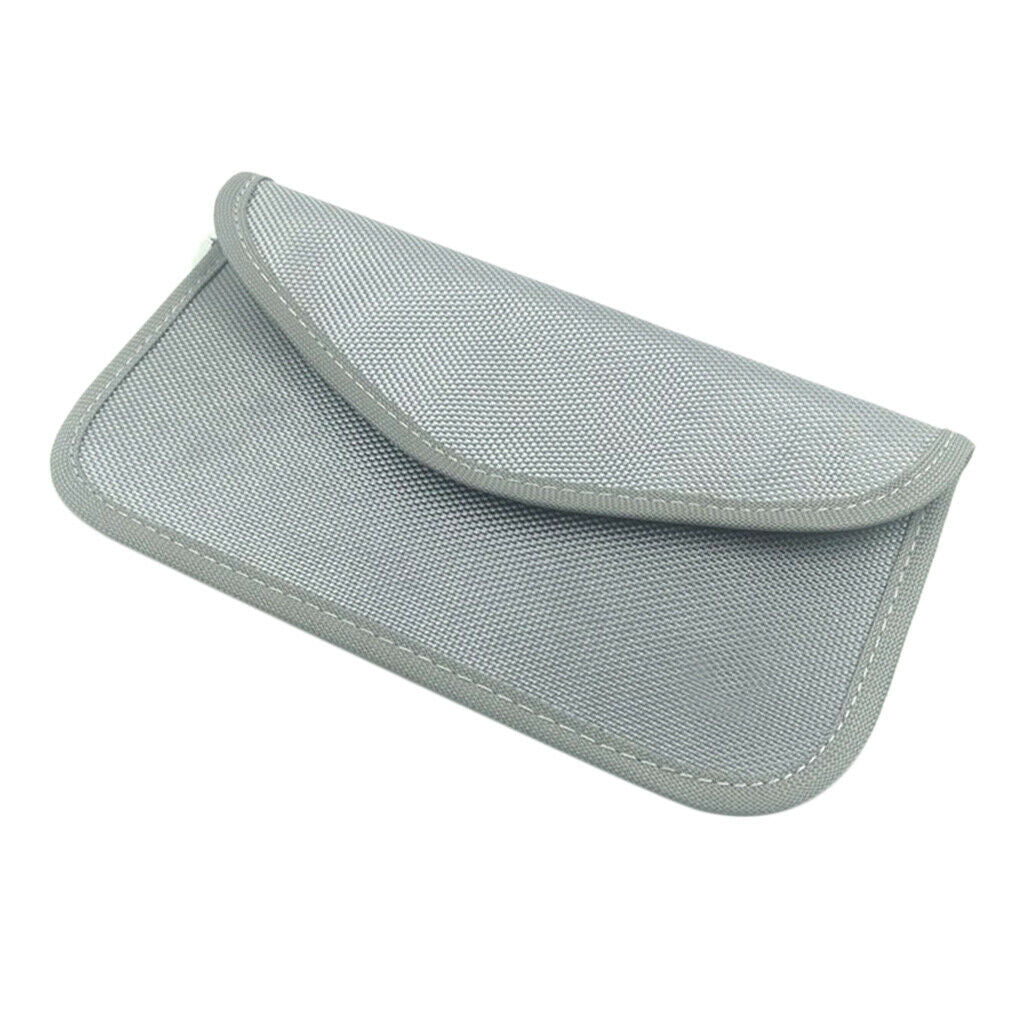 2Pcs Large GSM 3G 4G RF Signal Blocking Bag Anti-Spying Wallet Case for EMF