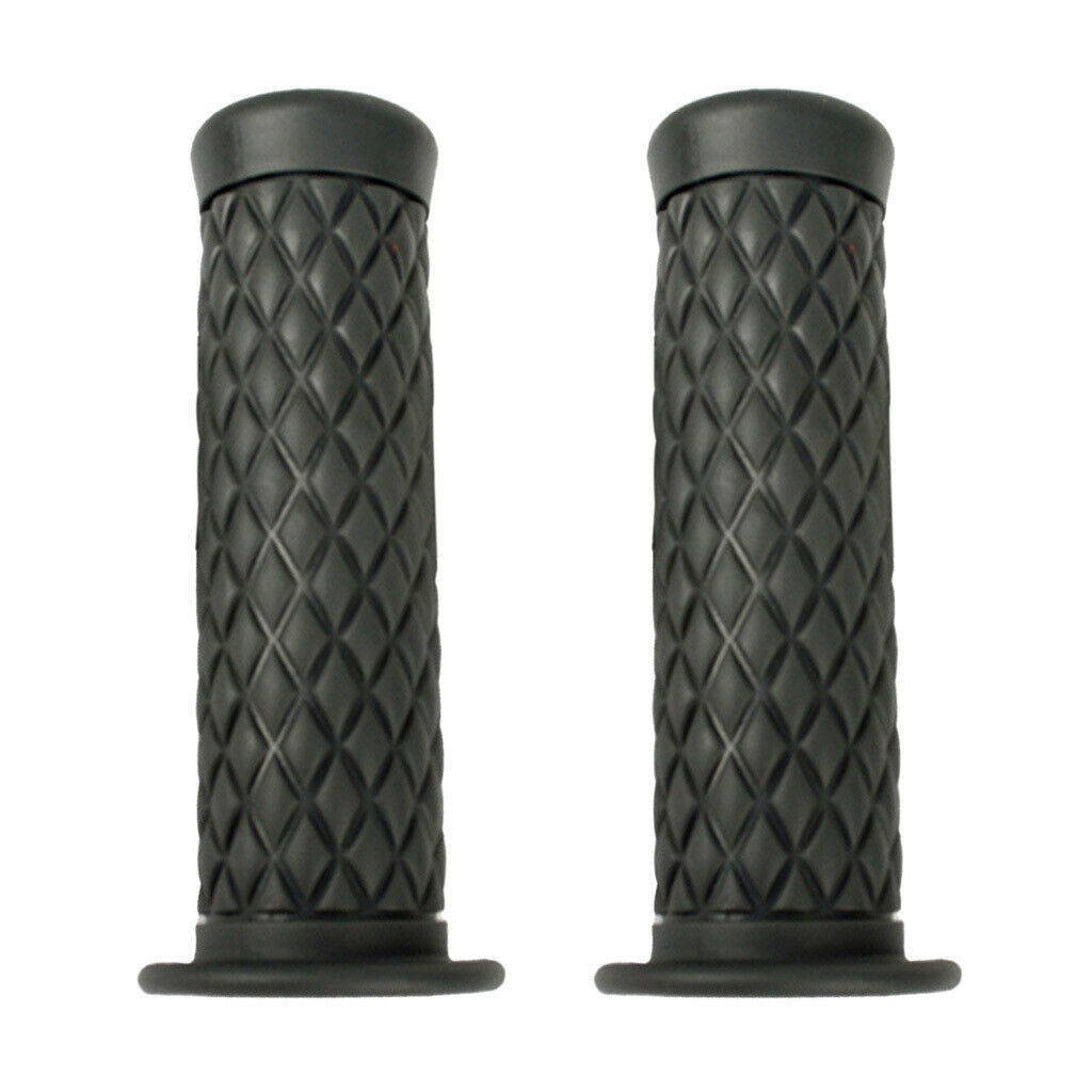 Motorcycle Handlebar Handle Motorcycle Accessory 2x Pair Brown Dark Gray
