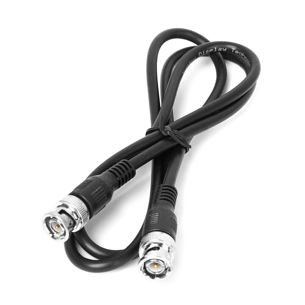2x 1M 3ft BNC Male to BNC Male M/M RG58 CCTV Camera Coaxial Cable Adapter Cord