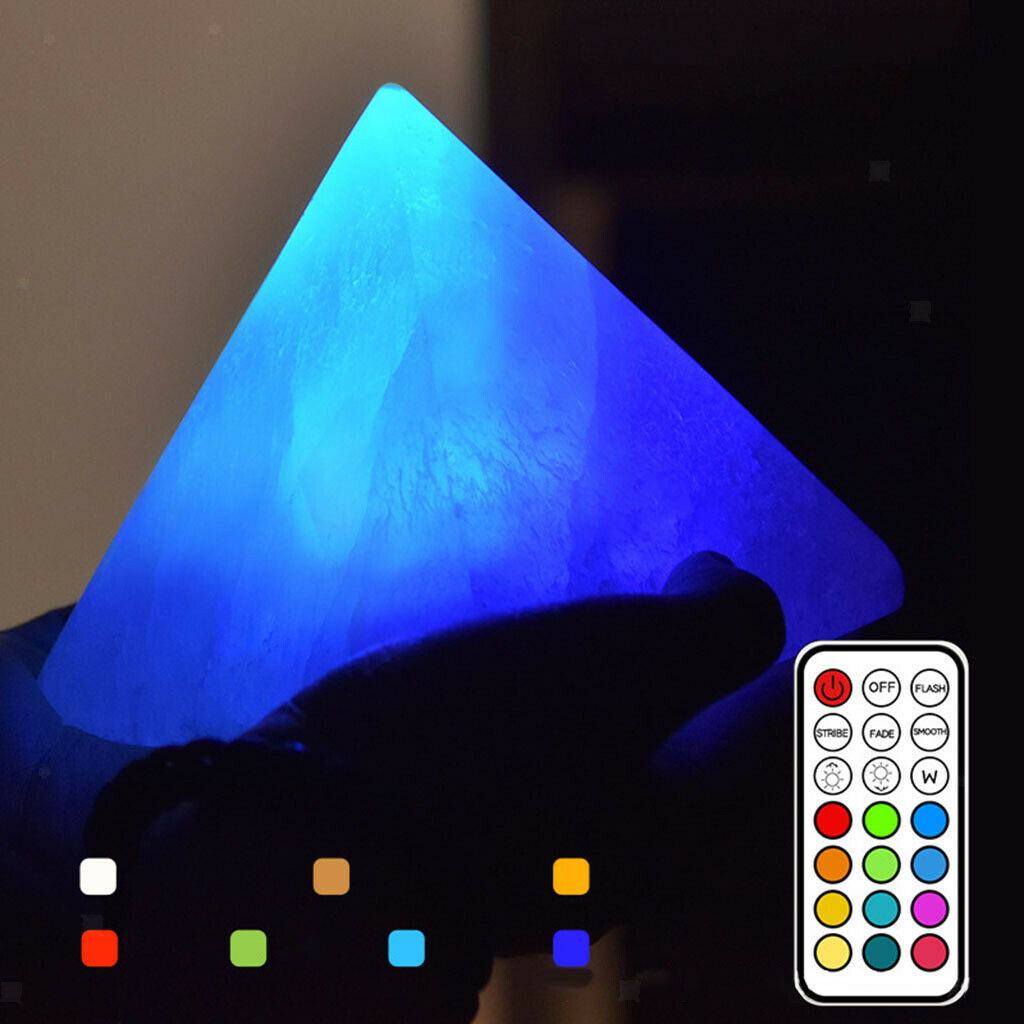 Pyramid Lamp Dimmable Multicolor 7 Colors LED for Study Room Home Decor
