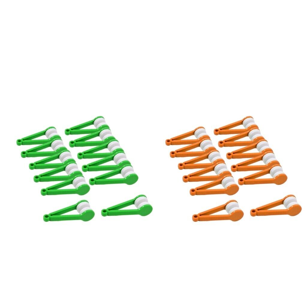 Set of 24 Microfiber Spectacles Cleaners Soft Brush Cleaning Tool Eyeglasses