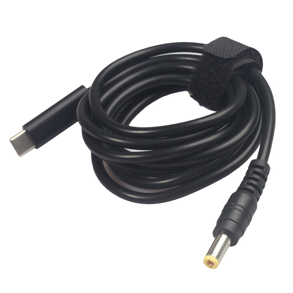 Type-C Male to 5.5mmx2.5mm Plug PD Charging Cable Charger Adapter