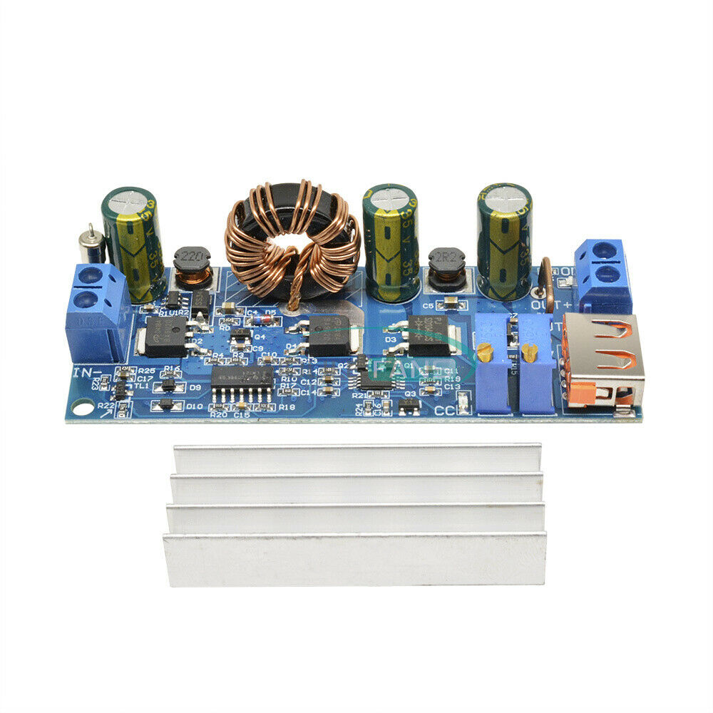 80W DC-DC 2-24V to 3-30 Step Up Module High Power USB Constant Voltage Converter