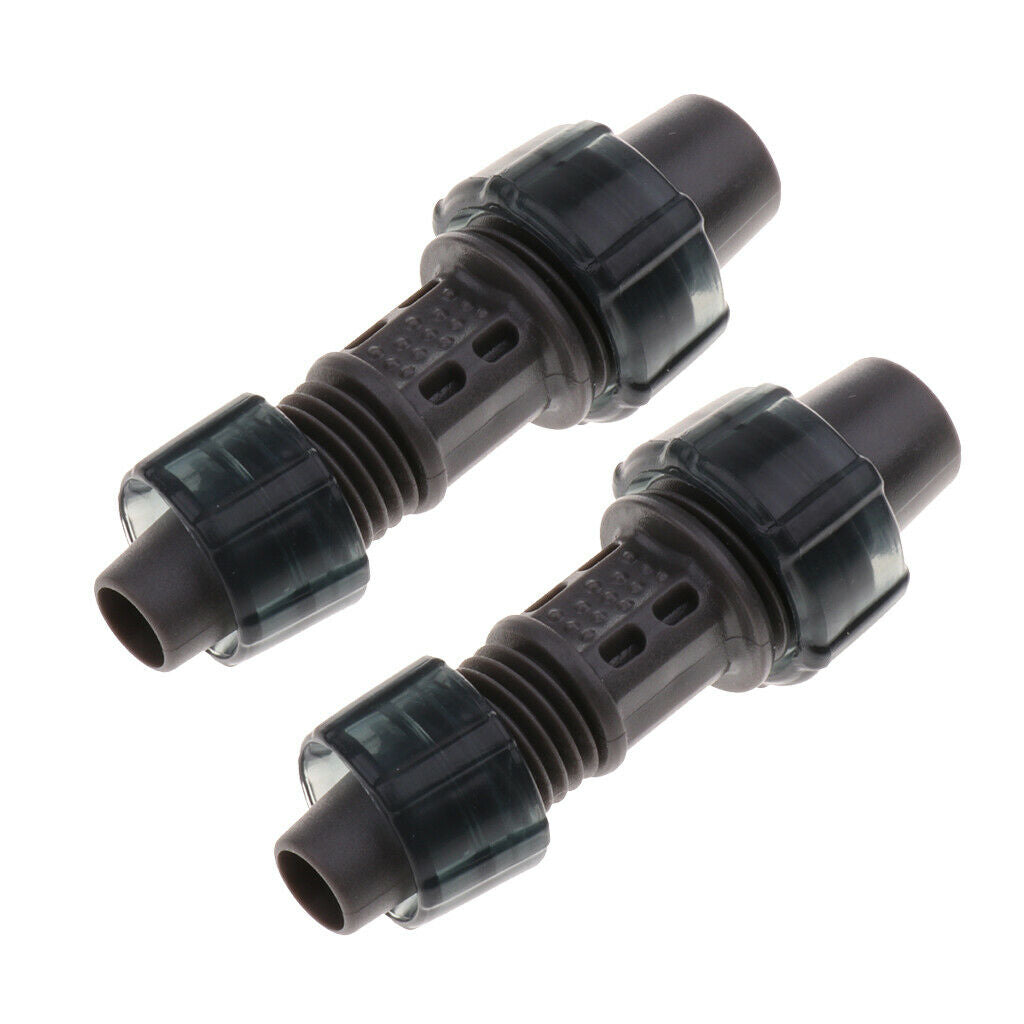 2 Pcs Aquarium Filter Water Reducers Adapters Connector Hose Pipe Tube
