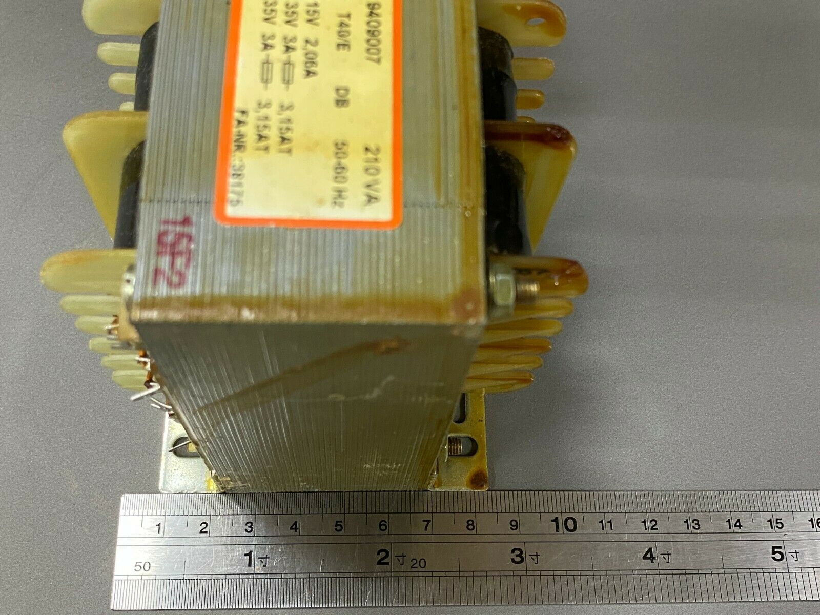 1pcs -BLOCK TYP B 9409007 210VA 115V/2.06A 35V/3A 35V/3A TRANSFORMER