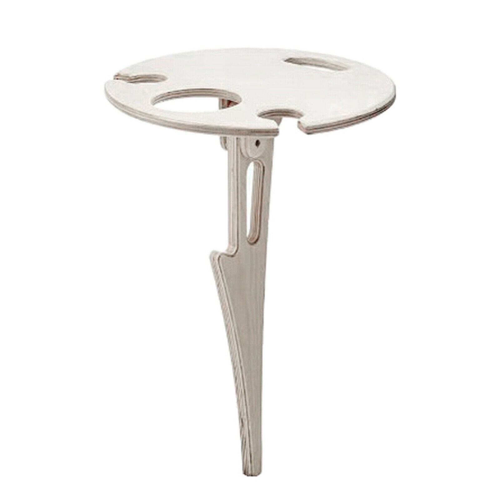 Wine Table BBQ Beach Camping Trip Wine Glass Wine Cups Holder Lawn Cheese