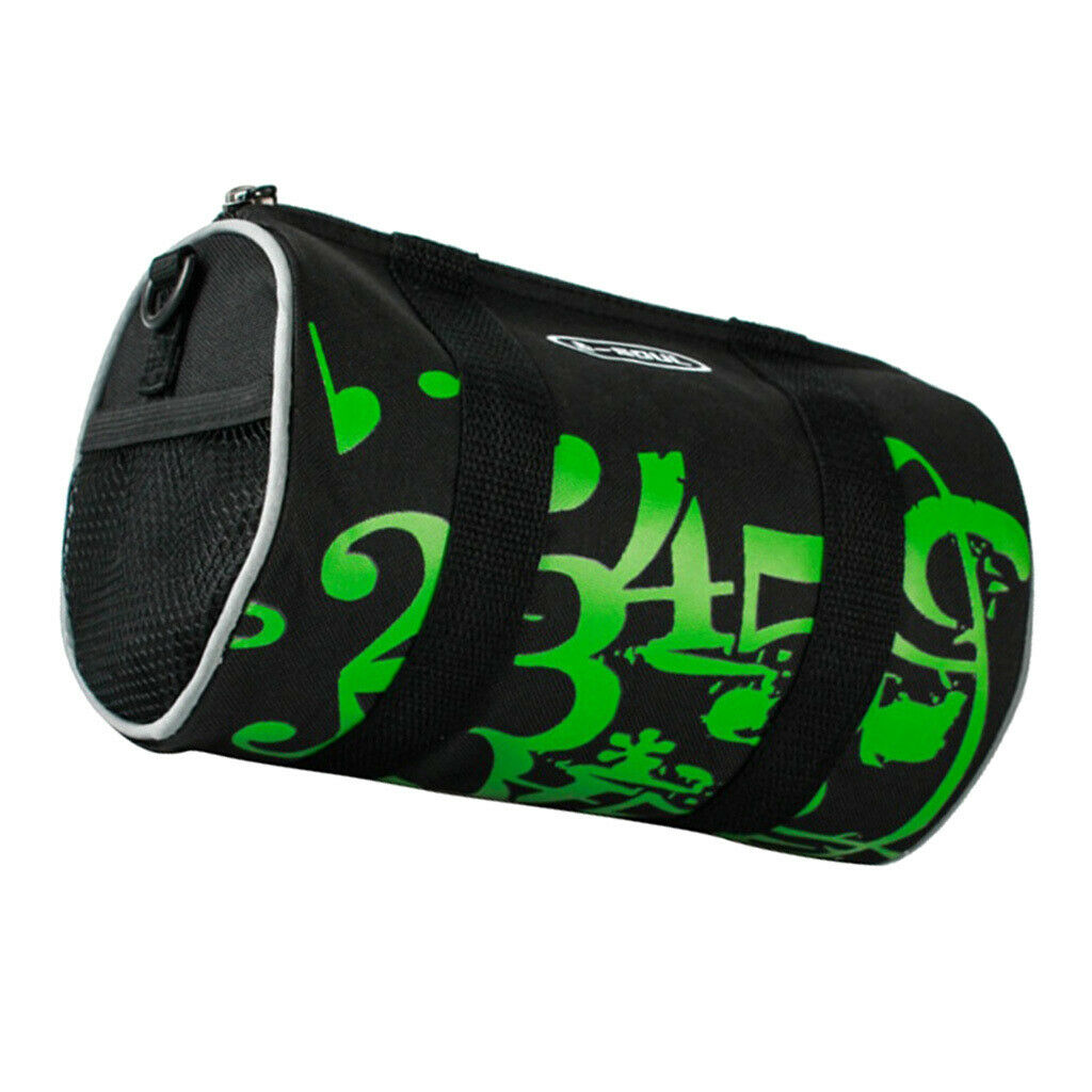 Cycling Bag MTB Road Bike Handlebar Durable Roll Pack Zipper Pouch Green