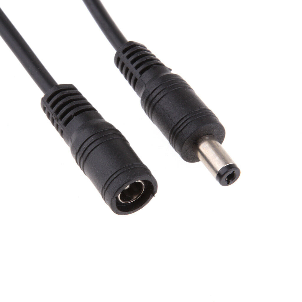 3xLED Strip Light Inline On/Off Switch Cable DC Jack 5.5x2.1mm Male & Female