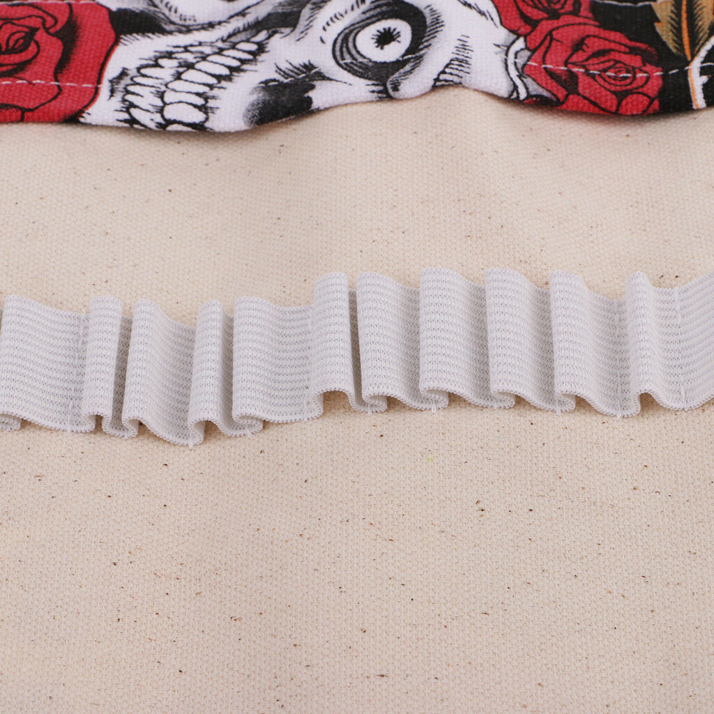 Roll Up Sketching Pencil Case Canvas Pen Bag Holder Pouch Storage Organizer