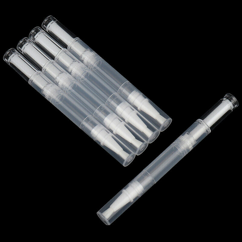 5Pcs 3ML Nail Nutrition Oil Empty Pen Botttle With Brush Applicator Nail .l8