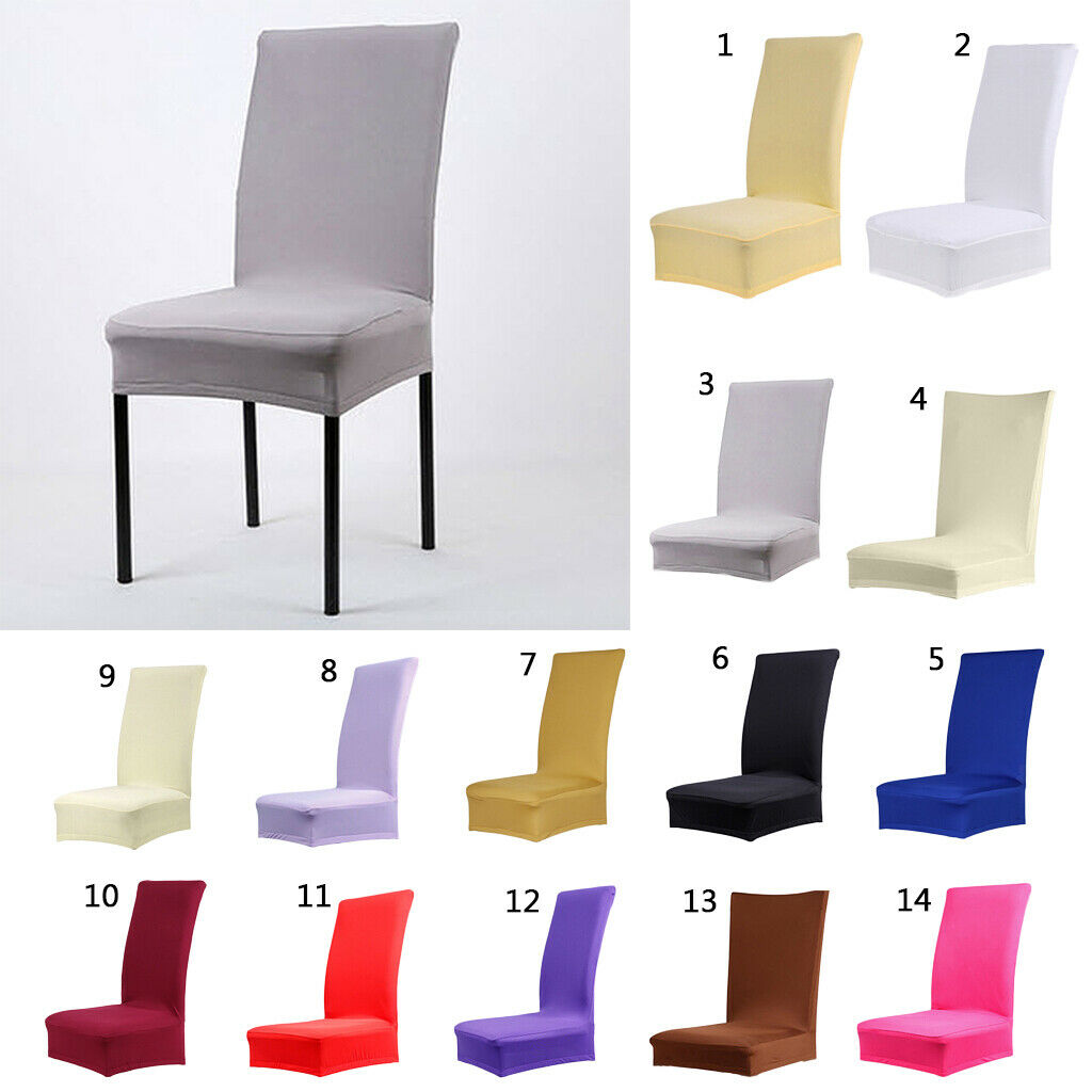 Solid Color Polyester Spandex Dining Stool
