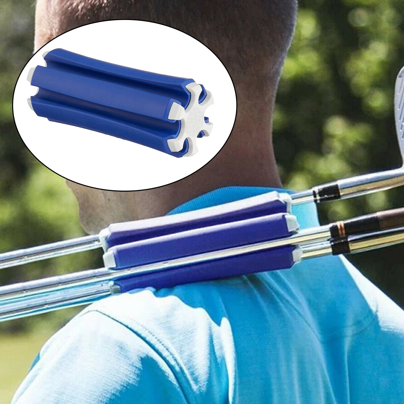 2pcs Portable Small Durable Golf Fixed Clip Organizer Accessories Rack