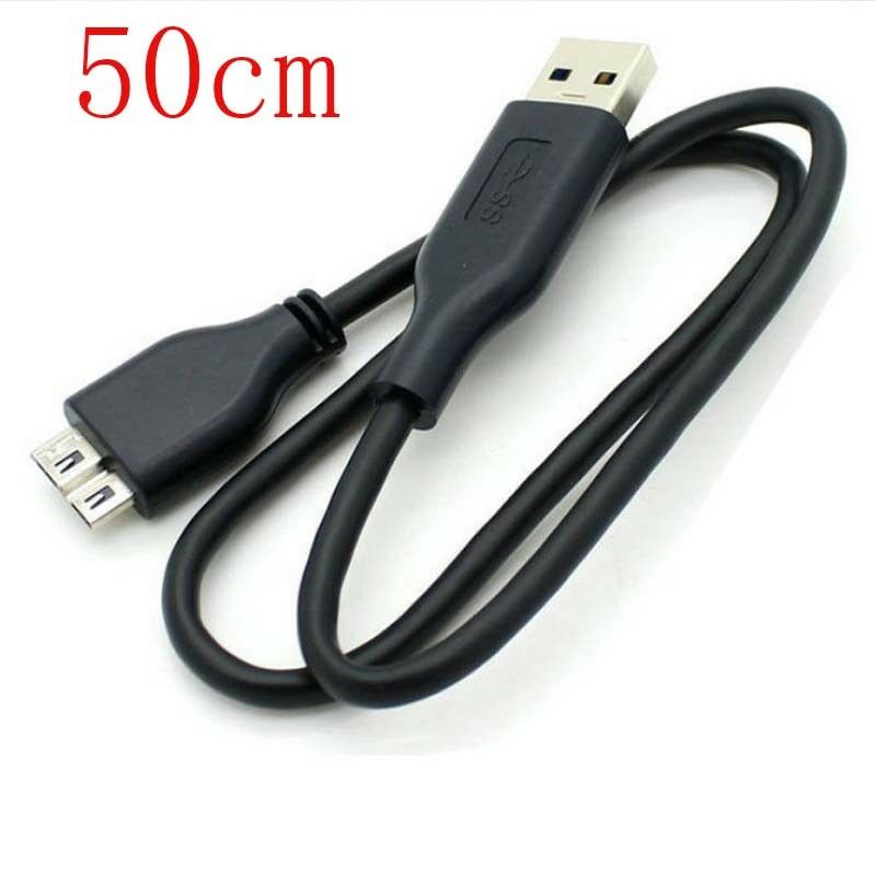 usb3.0 PC Power Charger +Data SYNC Cable For WD Elements HDD WDBPCK7500ABK 50cm