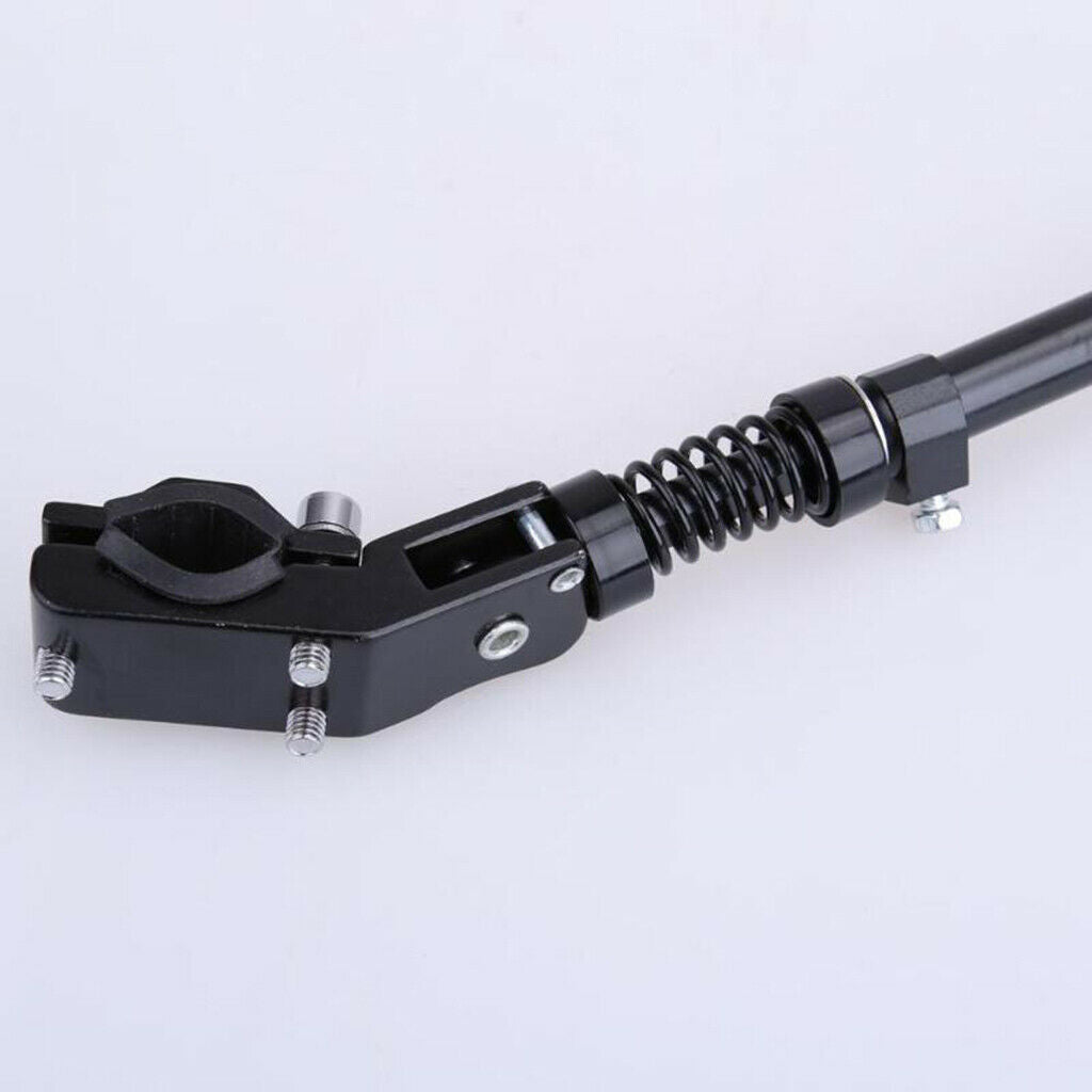 Bike Kick Stand Cycle Adjustable Rubber Foot Heavy Duty Prop Stand Black