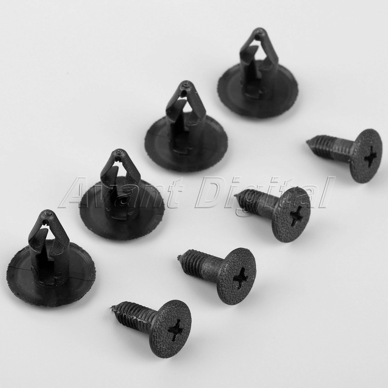 50pcs Clip Rivet Fastener Mud Flaps Fender Push clips 8mm NA01-56-145 Plastic