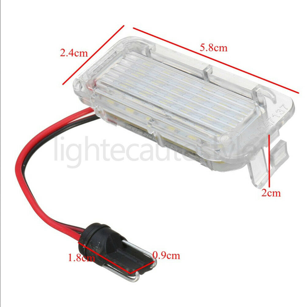 2x  FORD MONDEO MK4 LED XENON WHITE LICENSE NUMBER PLATE LIGHT LAMP BULB UNITS