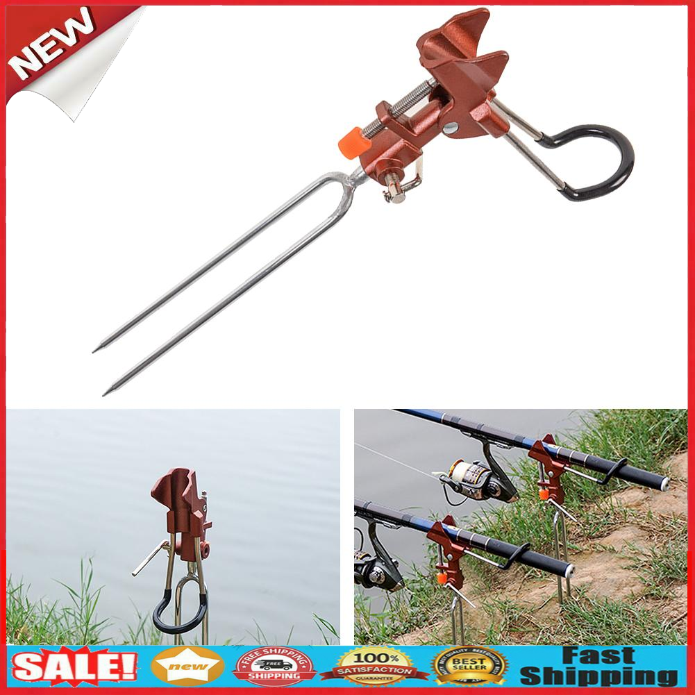 Aluminium Alloy Fishing Rod Bracket Adjustable Handle Fishing Holder Tackle @