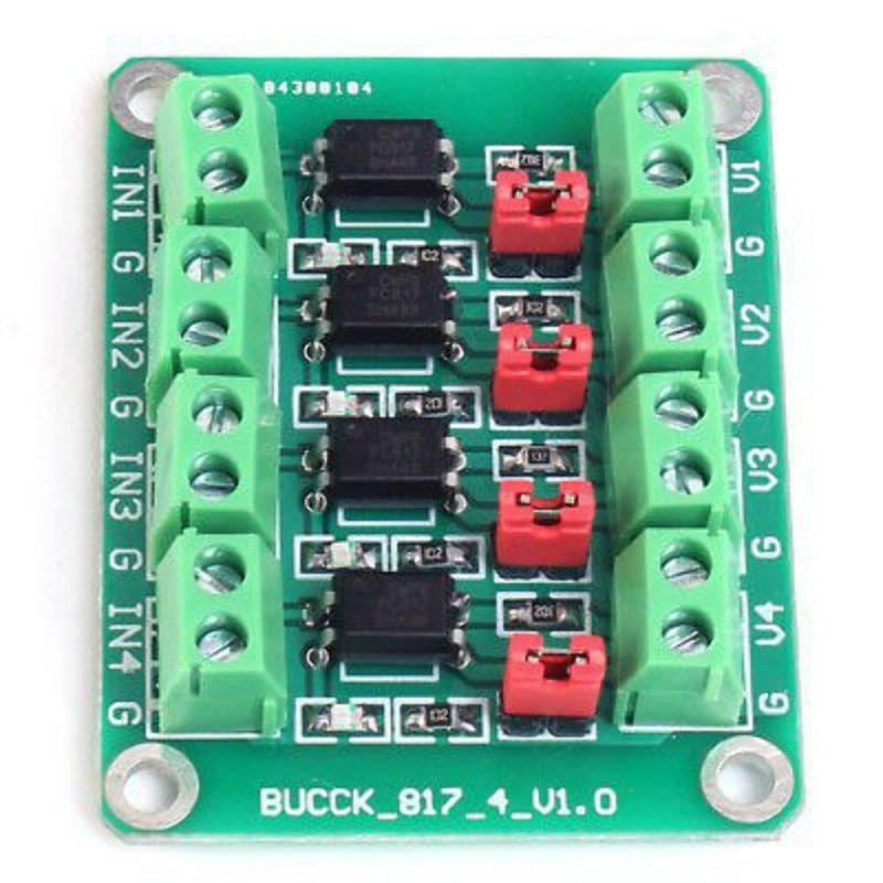 Pc817 4 Channel Optoisolator Splitter for Arduino Optoisolator Optocoupler