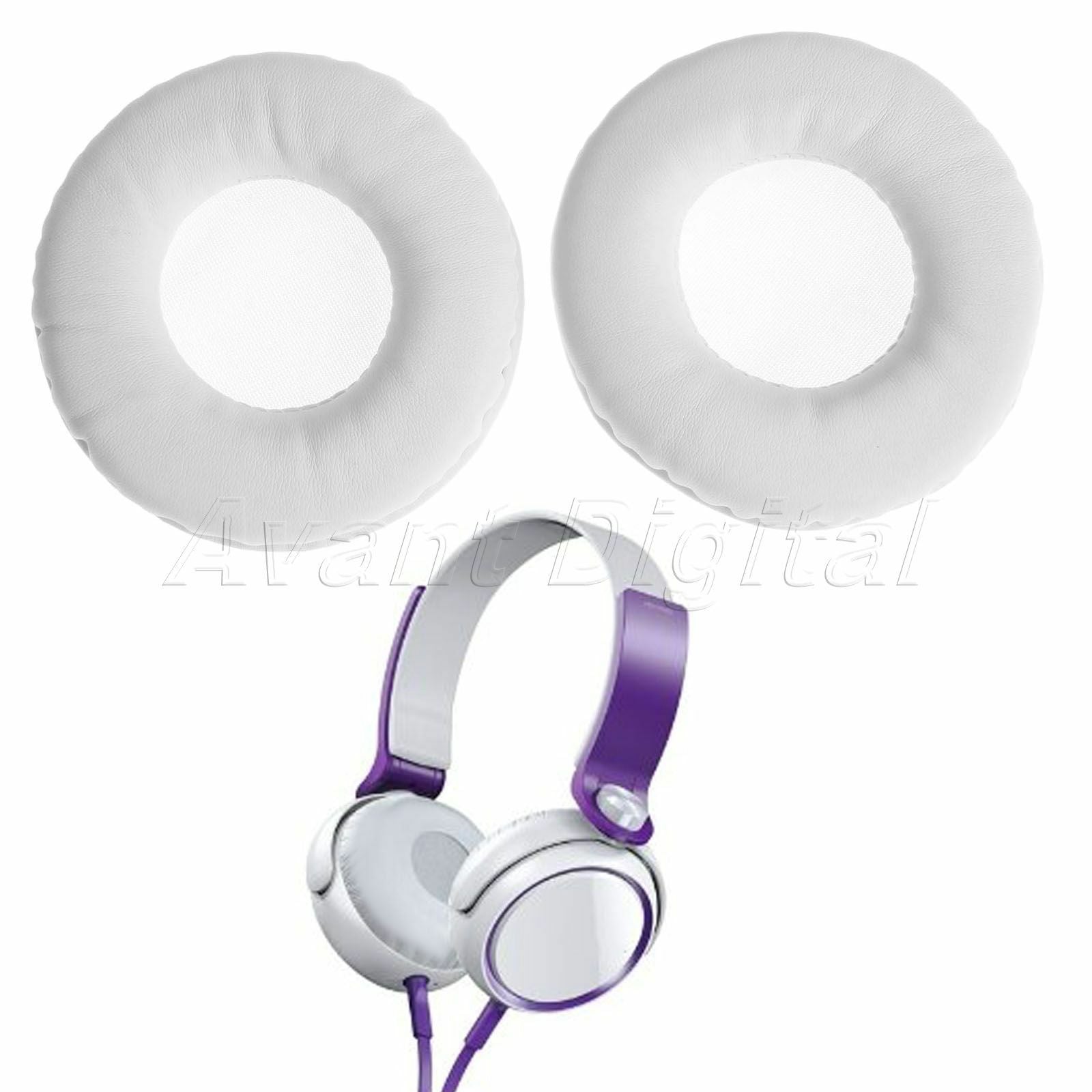 1.57" Inner Dia Earphone Cushions Earpads For -Technica ATH-WS70 SONY MDR-V