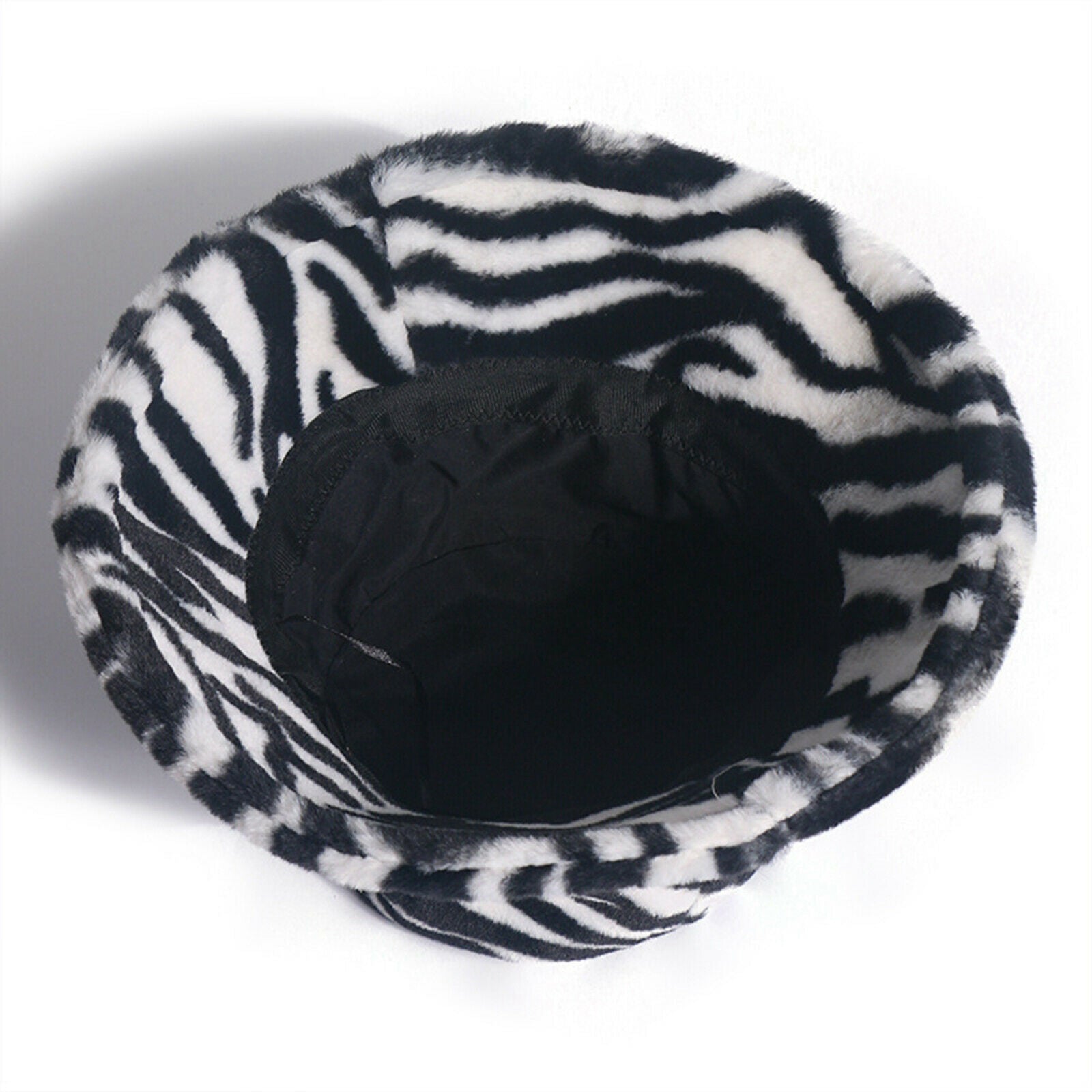 Cozy Bucket Hat 56-58cm Women Men UV-block Fisherman Hat   White Black