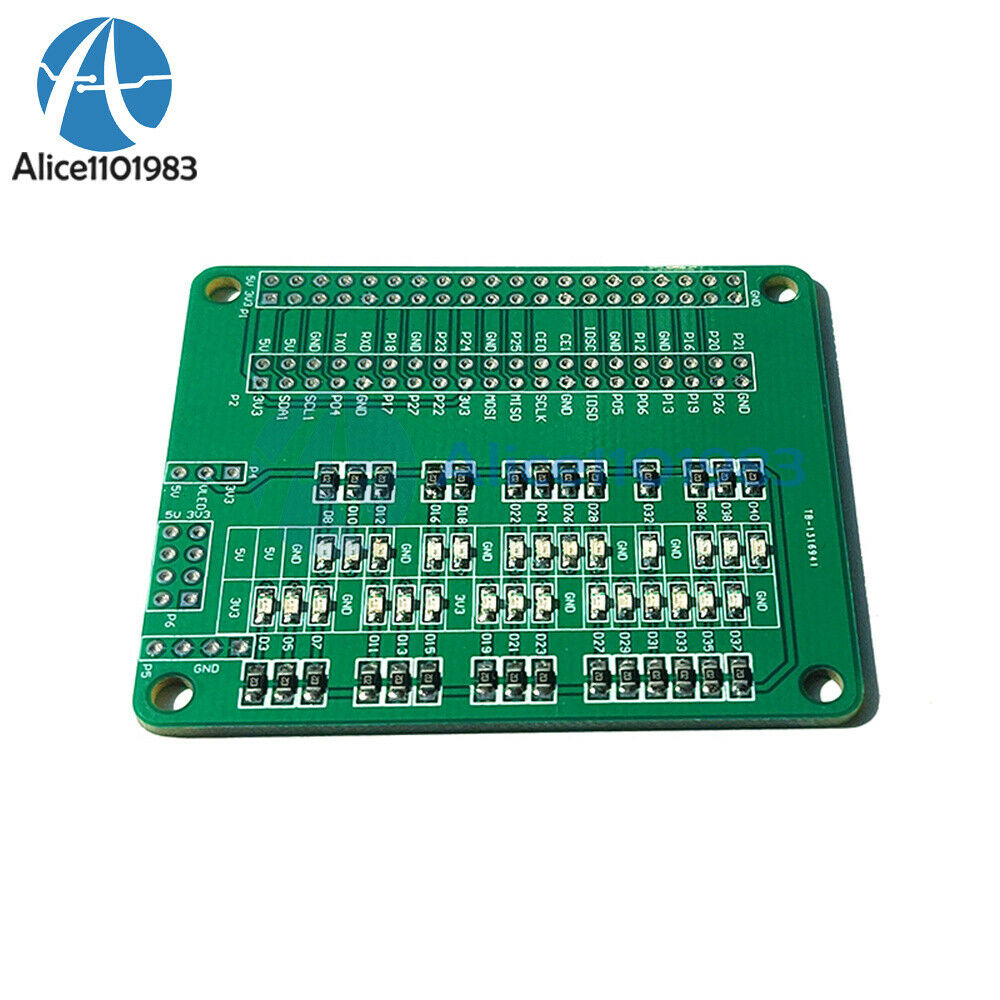 LED Test Board Raspberry Pi LED Test Board IO Port Test Board Adapter Board