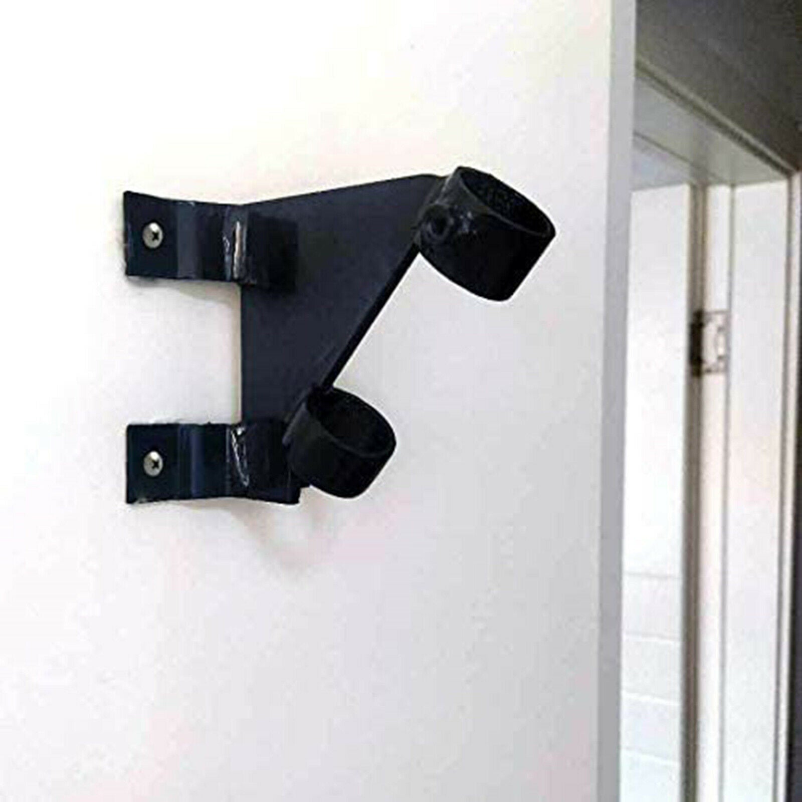Flagpole Bracket Black Multi-Position Flag Pole Holder for Courtyard Flag