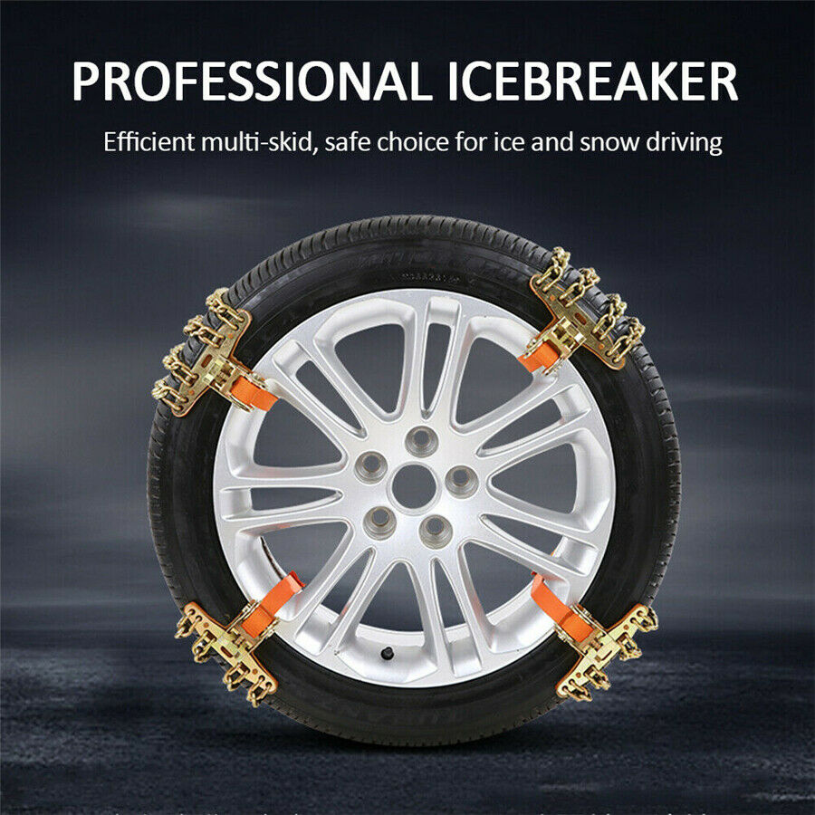 1PCS Snow Chains Car Anti Slip Tire Chains  Belt For Ice Snow Mud Road Unviersal