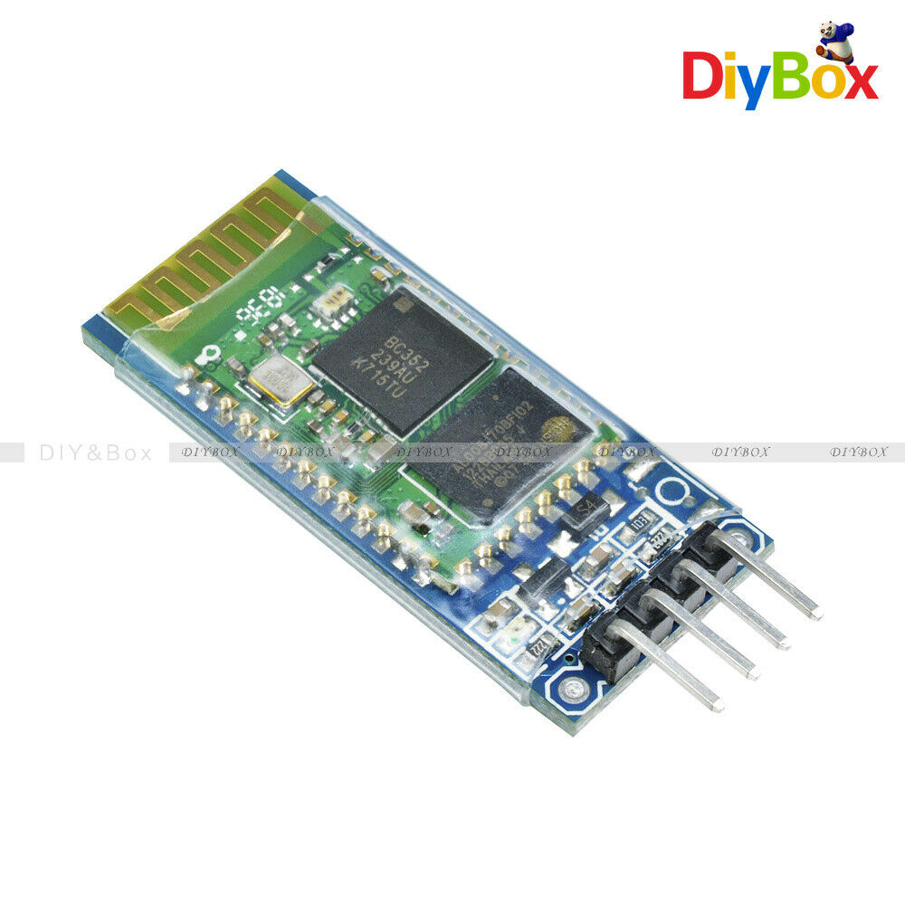 10PCS 4Pin HC-06 RS232 Wireless Serial Bluetooth RF Transceiver Module Wackplane