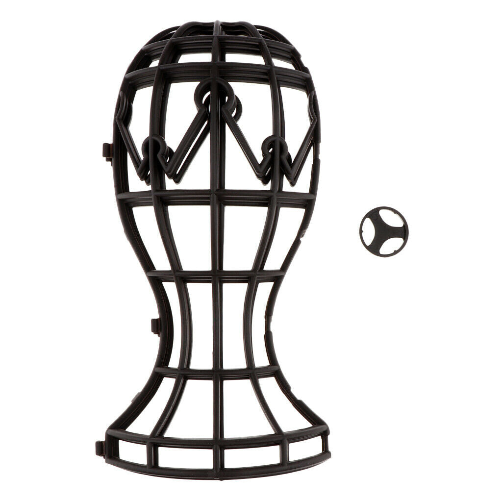 2 Packs Plastic Collapsible Wig Drying Styling Display Holder Stand Shelf