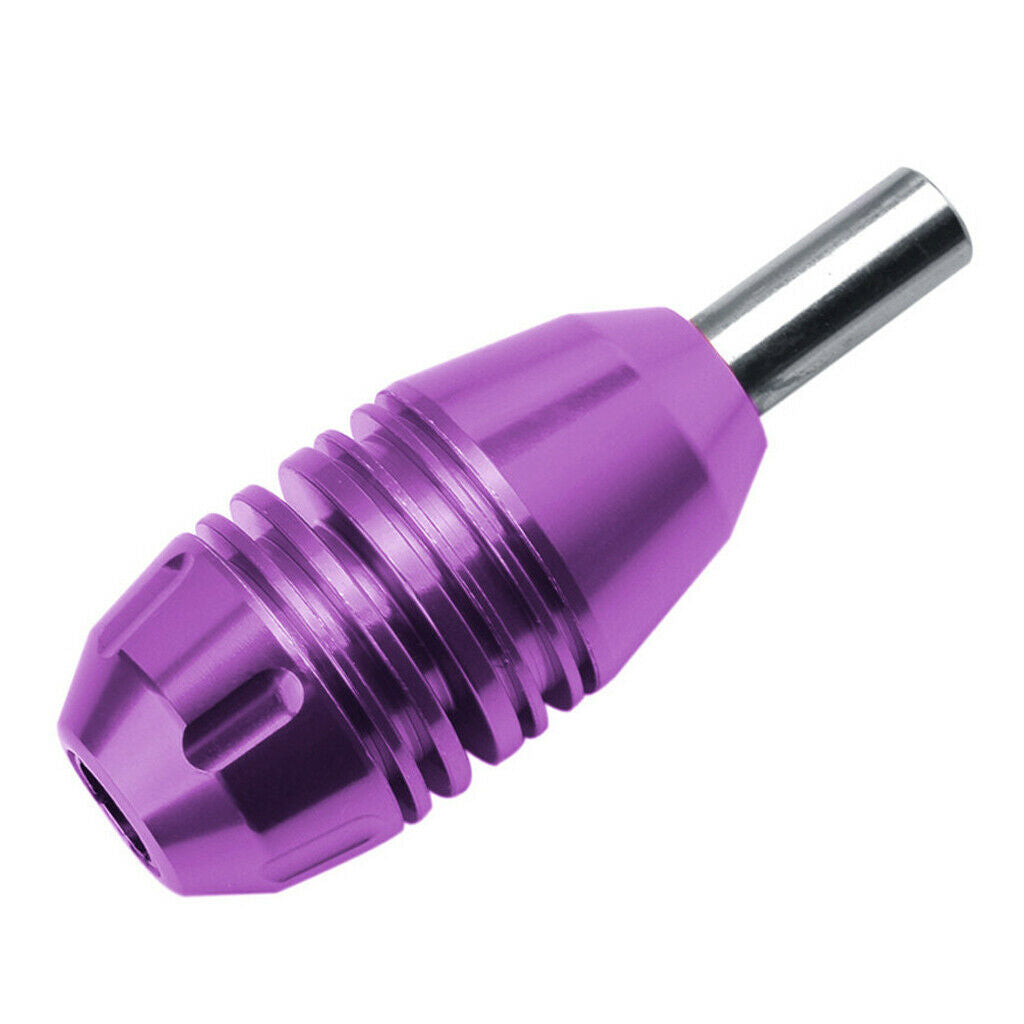 Aluminum Alloy Self Lock Tattoo Machine Tube Handle Grip Handle Bar Purple