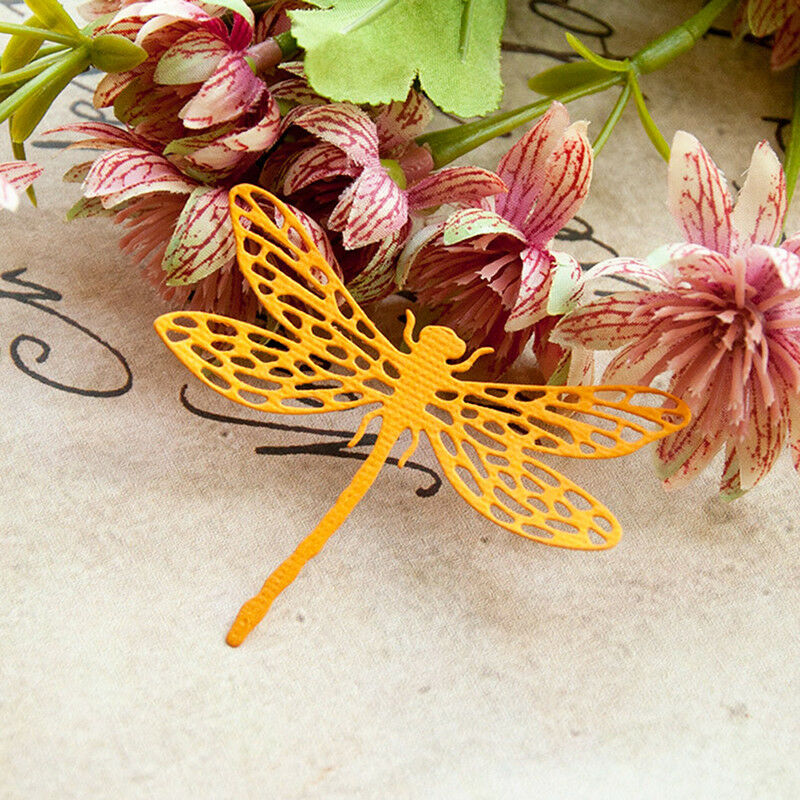 Dragonfly Metal Cutting Dies Stencil Scrapbooking Card Paper Embossing Cra.l8