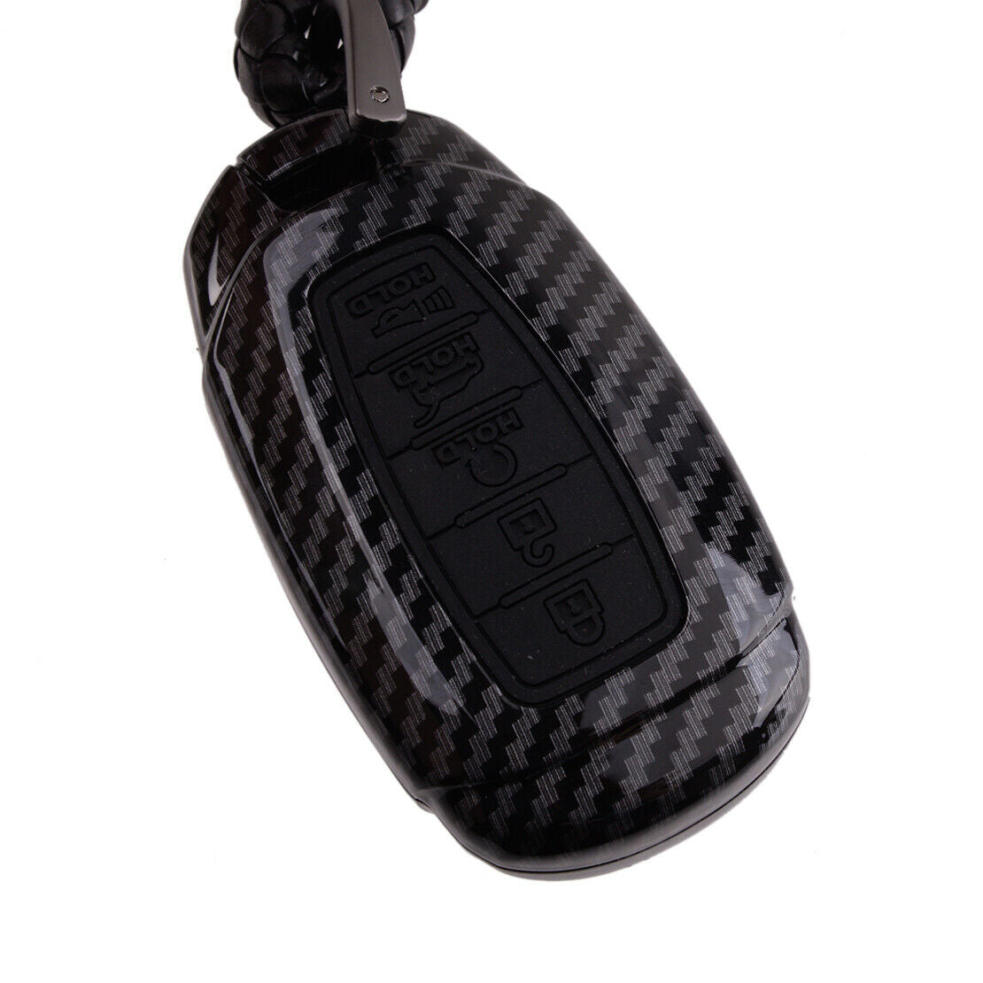 Car Key Fob Cover Case Shell Keychain Fit for Hyundai Palisade Elantra 2018-2021