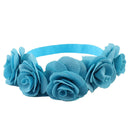 Baby Flower Headband Kids Flower Hair For Girls Hairband Headwear E-blue