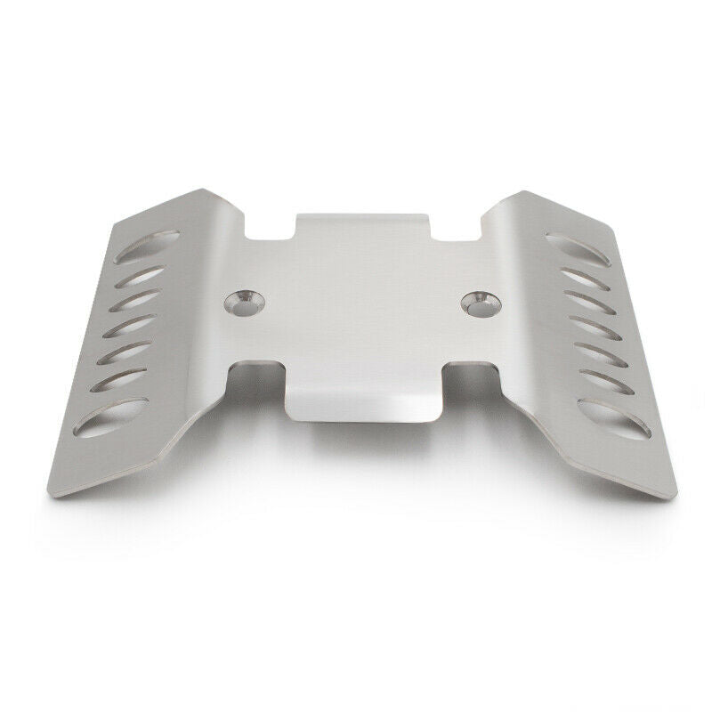 Stainless Steel Bottom Plate Protector Chassis Armor Skid Plate for 1/10 RC ClT2