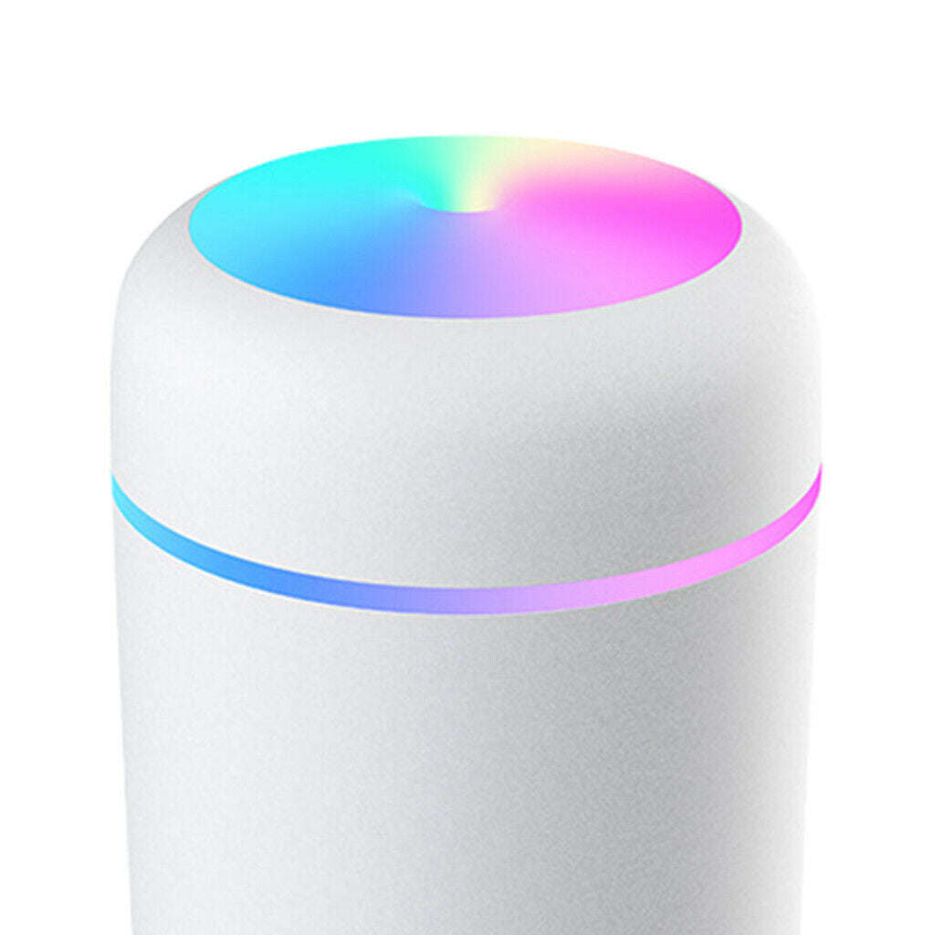 USB Powered Cool Mist Humidifier Air Freshener Aroma Oil Diffuser White