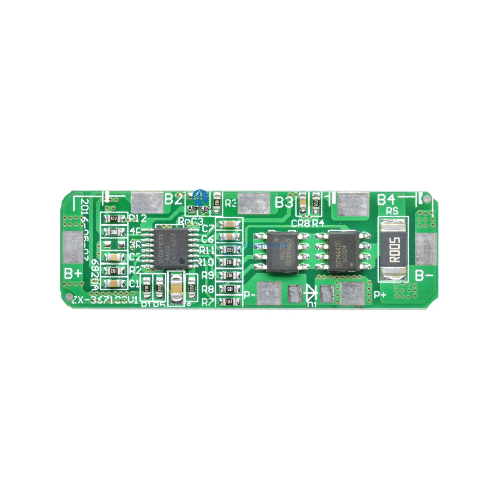 4A-5A PCB BMS Protection Board for 4 Packs 18650 Li-ion lithium Battery Cell 4S