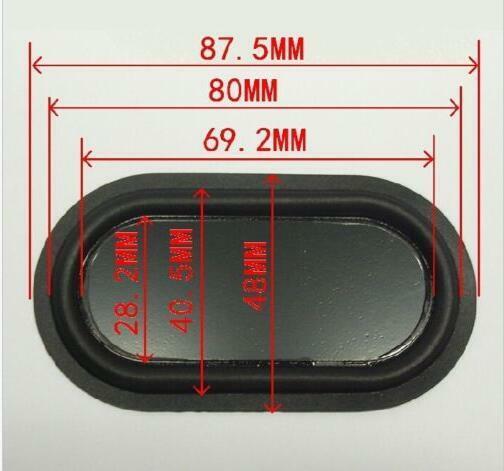 2pcs 50 * 90mm bass diaphragm 5090 Bass vibration plate Woofer Film