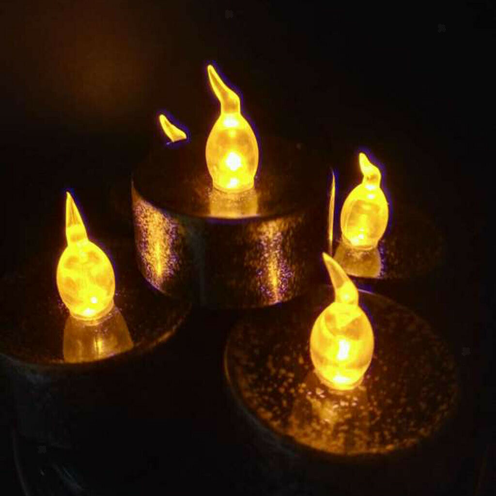 6x Battery Flameless LED Tea Light Candle for Home Wedding Church Decor