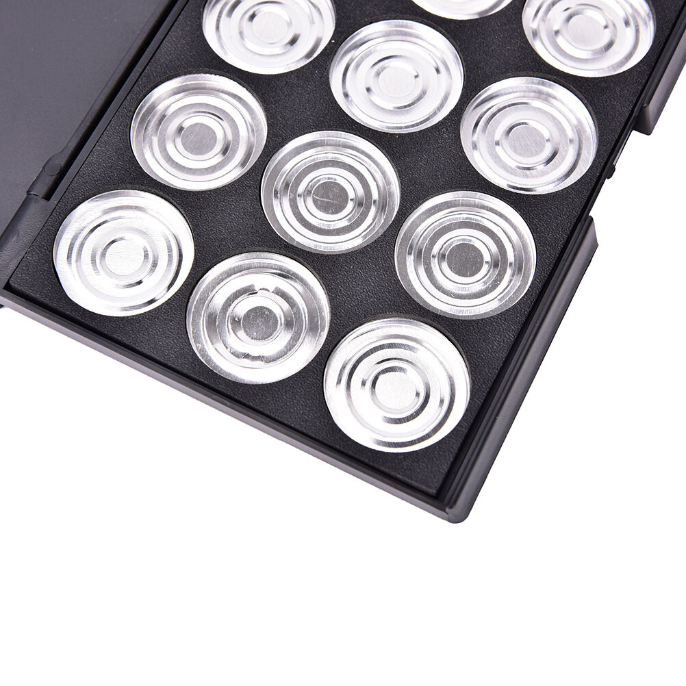 15x Empty Eyeshadows Blank Panel Aluminum Palette Pans Removable Makeup ToolBDA
