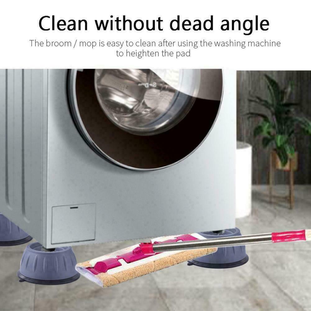 Anti-Vibration Feet Pads Washing Machine Rubber Base hj4 Mat Non-Slip new