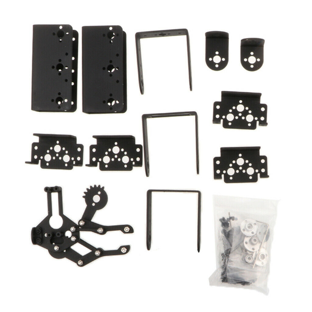 1pc DIY Robot 6-Dof Servo Mechanical Arm Kids Learning Assembly Toys Kits